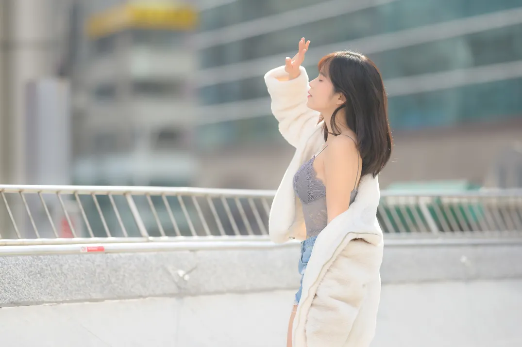 [街拍丝足] NO.215 YoYo 牛仔短裤长靴 #街拍丝足、美足#[109P]-014