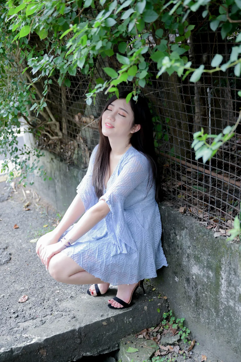 [街拍丝足] NO.211 乐乐 连衣裙凉高美腿 #街拍丝足、美足#[71P]-068