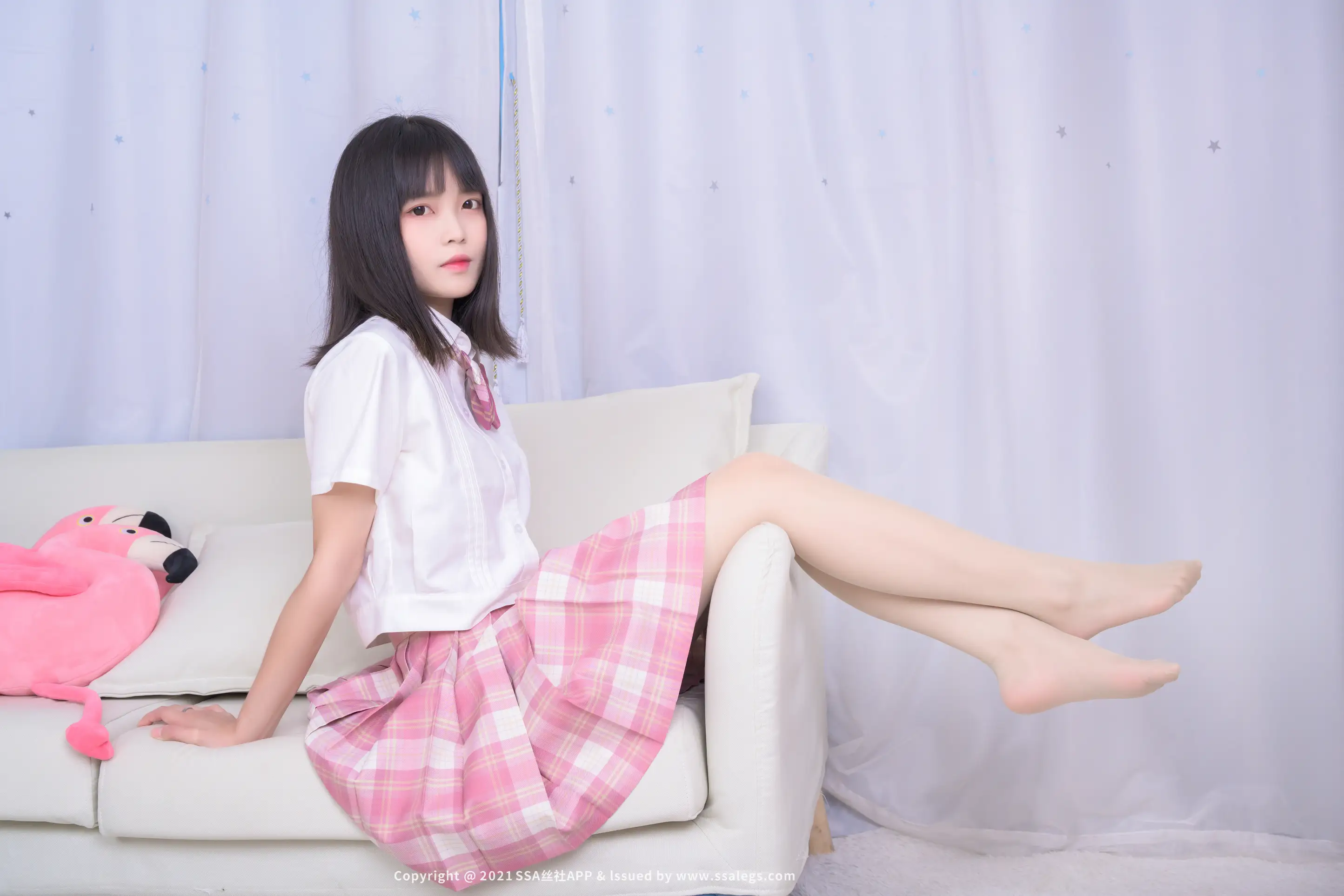 [SSA丝社] NO.701 模特丹丹的肉丝袜(下)#[106P]-021
