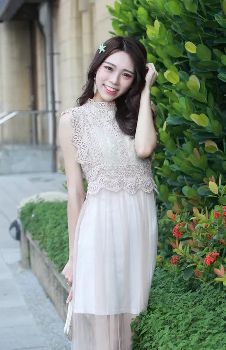 [街拍丝足] NO.097 林芝榕 小禮服 高跟美腿外拍 #街拍丝足、美足#[88P]-054