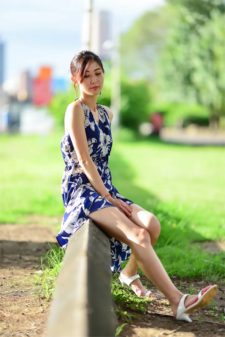 [街拍丝足] NO.196 赵婷婷 连衣裙凉高美腿 #街拍丝足、美足#[122P]-065
