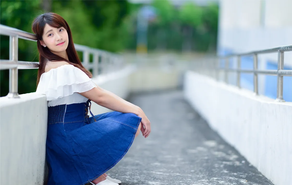 [街拍丝足] NO.168 姍姍 牛仔短裙涼高美腿 #街拍丝足、美足#[35P]-009