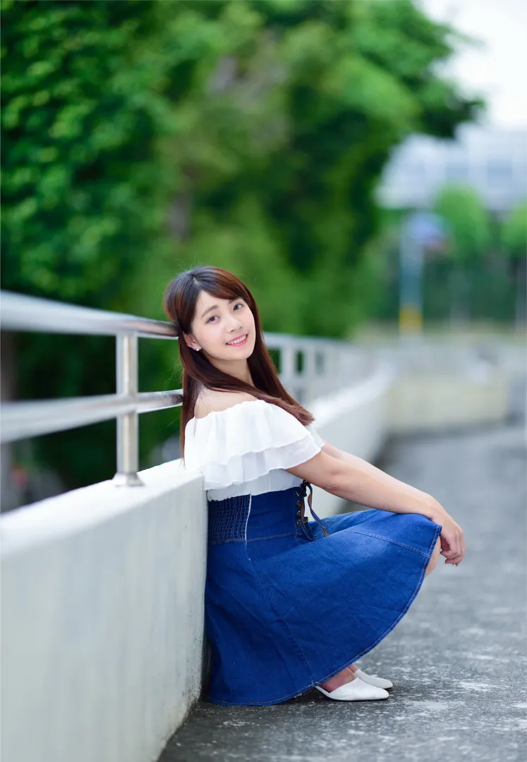[街拍丝足] NO.168 姍姍 牛仔短裙涼高美腿 #街拍丝足、美足#[35P]-015