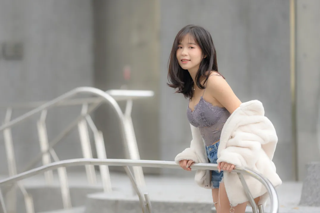 [街拍丝足] NO.215 YoYo 牛仔短裤长靴 #街拍丝足、美足#[109P]-067