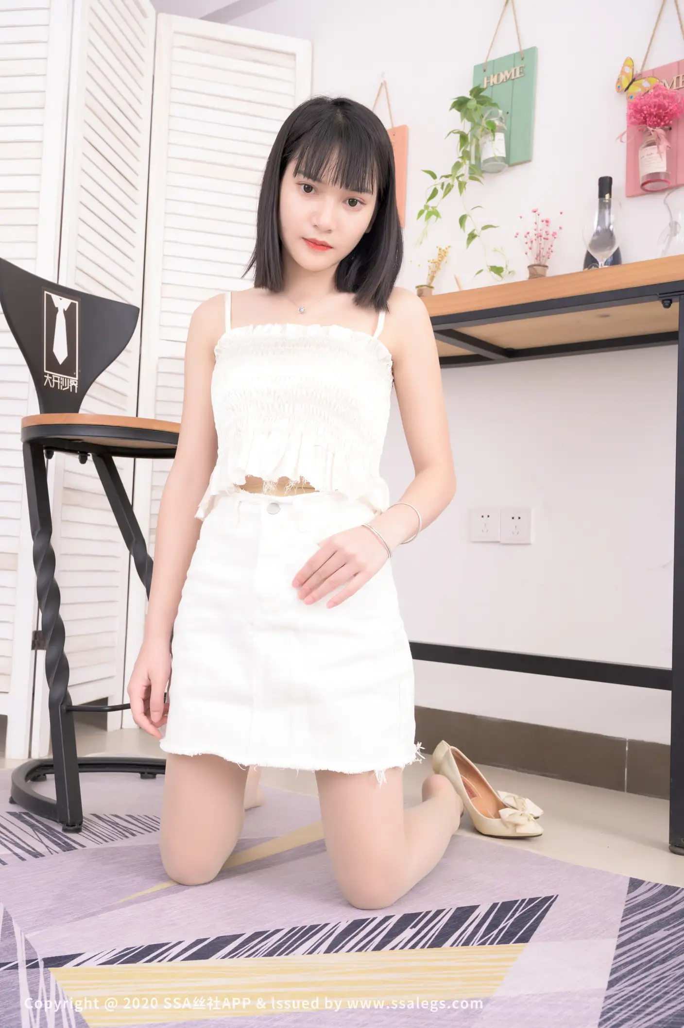 [SSA丝社] NO.566 冰冰 肉丝袜拍摄样片、丝社、美足#[113P]-055