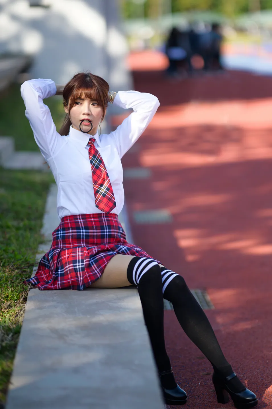 [街拍丝足] NO.233 学生制服高跟 #街拍丝足、美足#[157P]-080