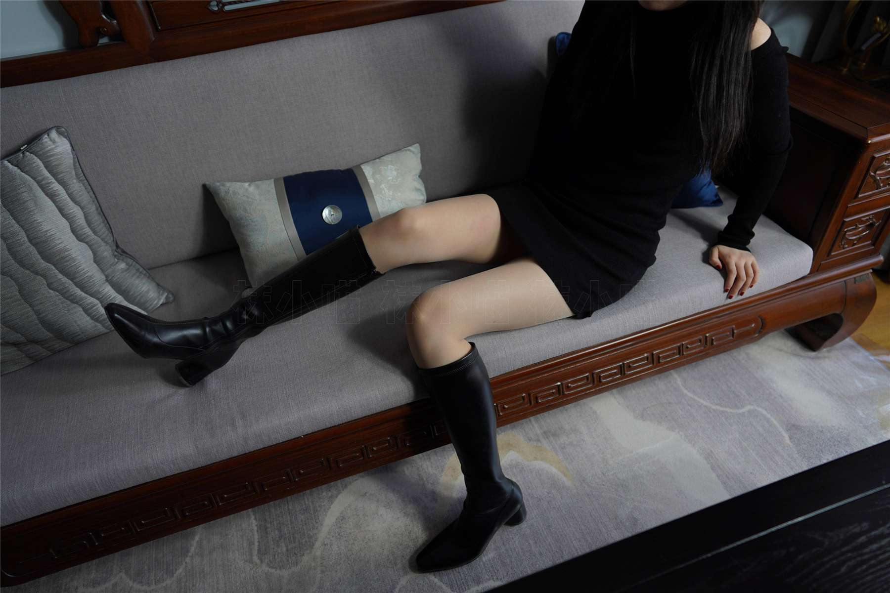 图片[49]-[kittyWawa袜小喵] KT264 《黑短裙与靴》[100P]-PicJJ