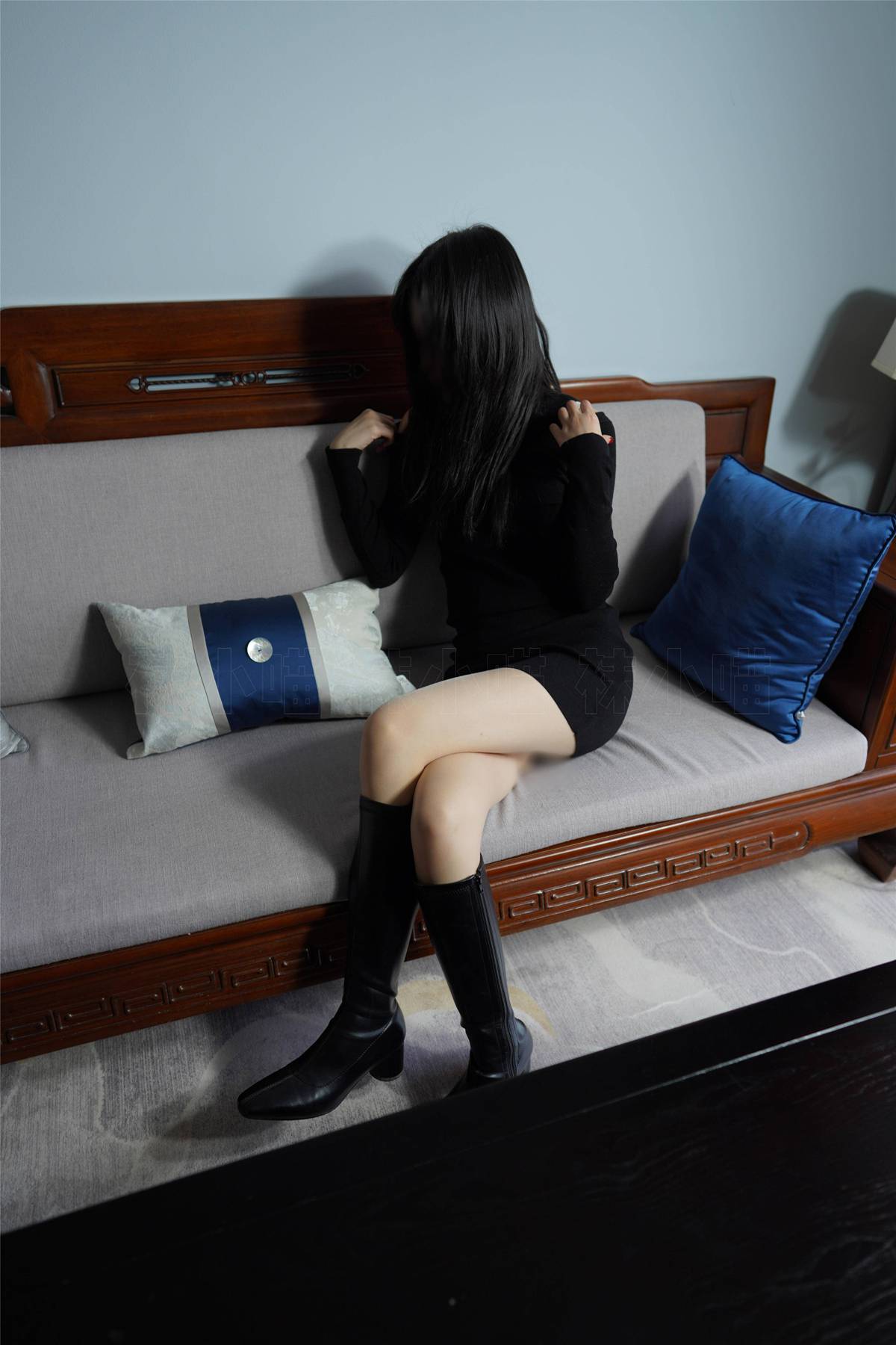 图片[62]-[kittyWawa袜小喵] KT264 《黑短裙与靴》[100P]-PicJJ