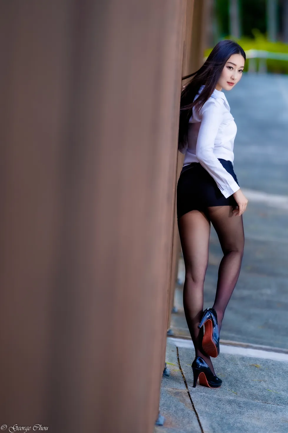 [街拍丝足] NO.131 吴小葵 OL黑丝高跟美腿 #街拍丝足、美足#[39P]-009