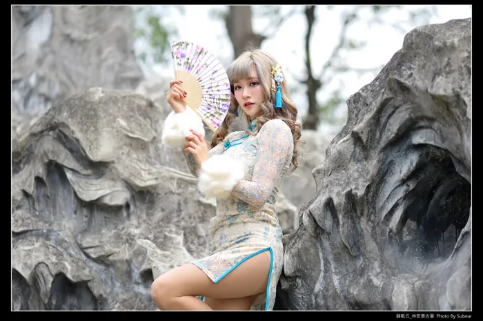 [街拍丝足] NO.069  薛凯云 林安泰古厝 高跟美腿外拍 #街拍丝足、美足#[76P]-043