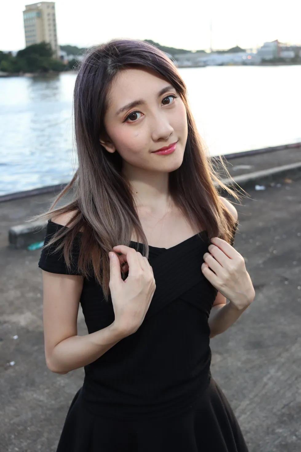 [街拍丝足] NO.140 Elaine Chung 连衣裙丝袜凉高美腿 #街拍丝足、美足#[73P]-065