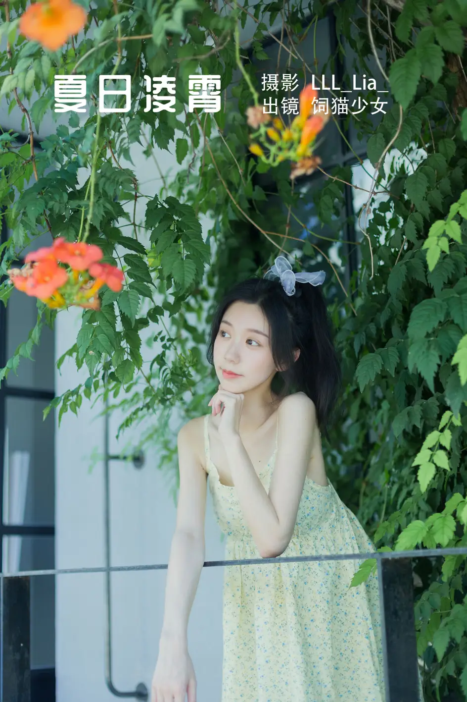 [艺图语] 2022.08.18 Vol.1732 – 夏日凌霄 饲猫少女[33P]-PicJJ