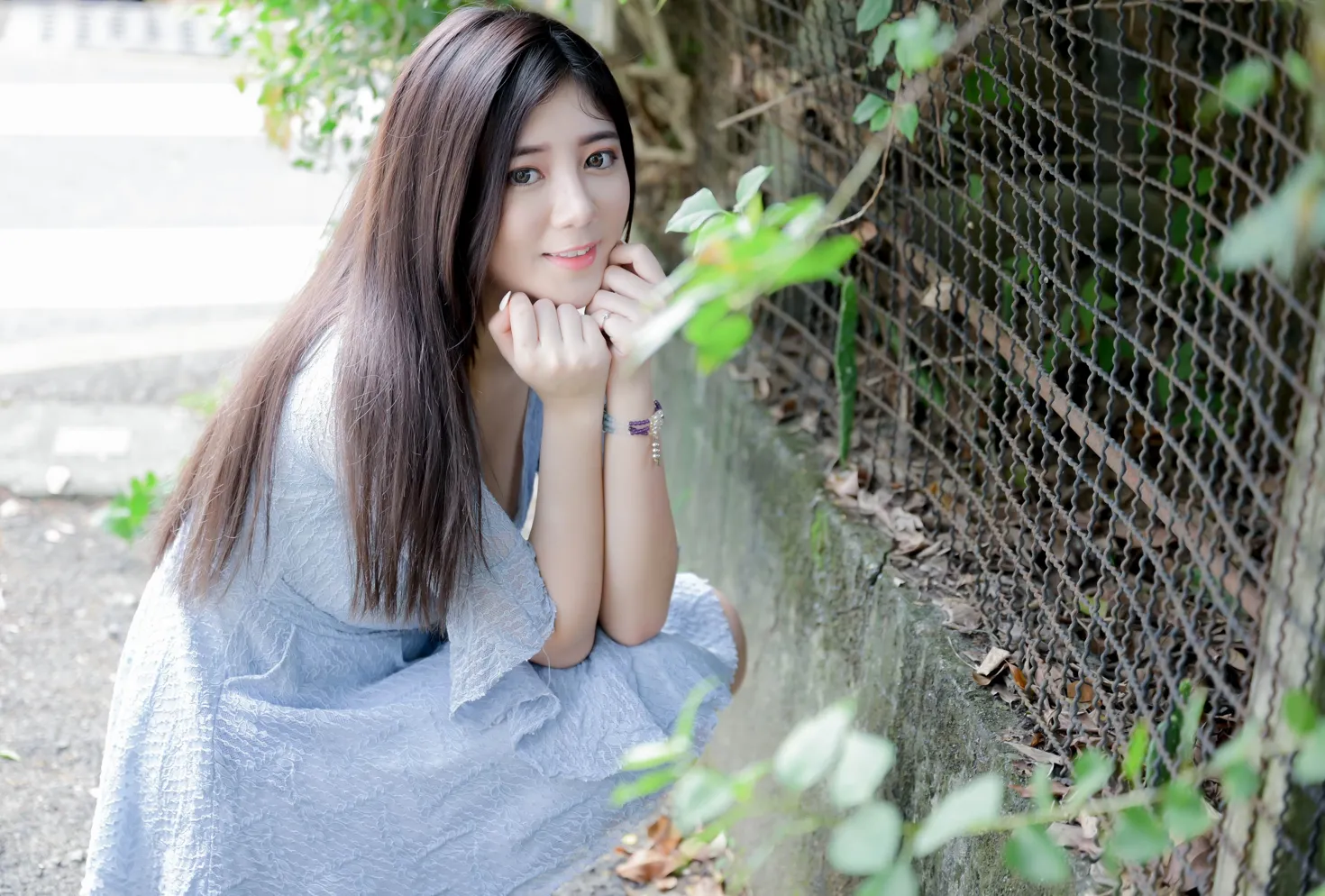 [街拍丝足] NO.211 乐乐 连衣裙凉高美腿 #街拍丝足、美足#[71P]-065