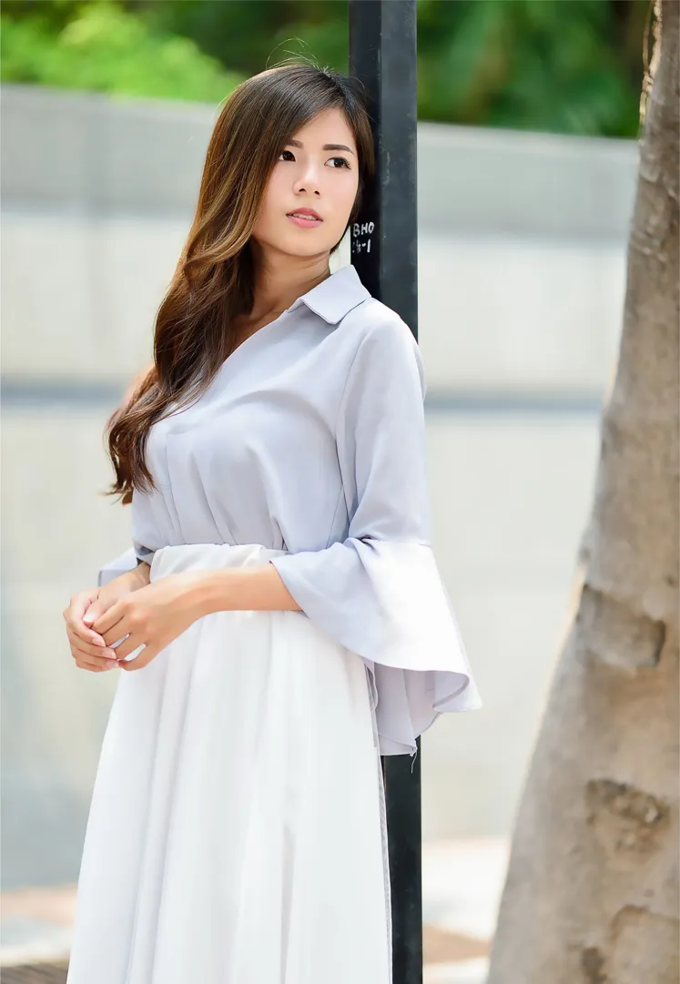 [街拍丝足] NO.145 方唯真 飘逸长裙涼高美腿 #街拍丝足、美足#[184P]-093