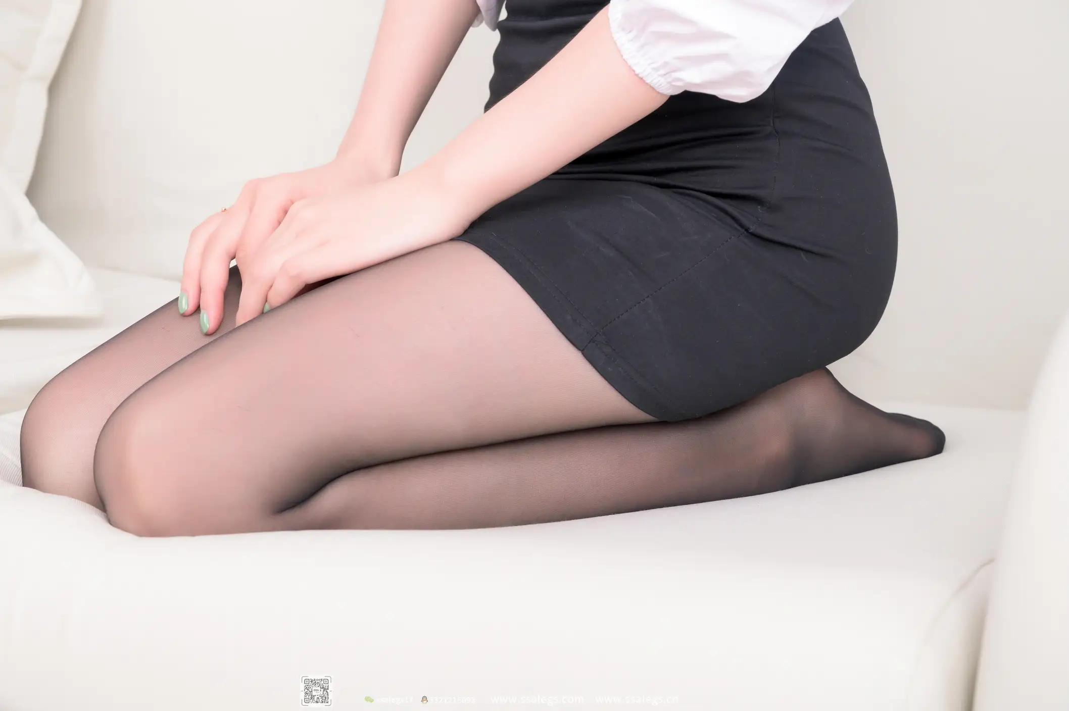 [SSA丝社] NO.517 秋秋 黑丝写真（下)、丝社、美足#[122P]-119