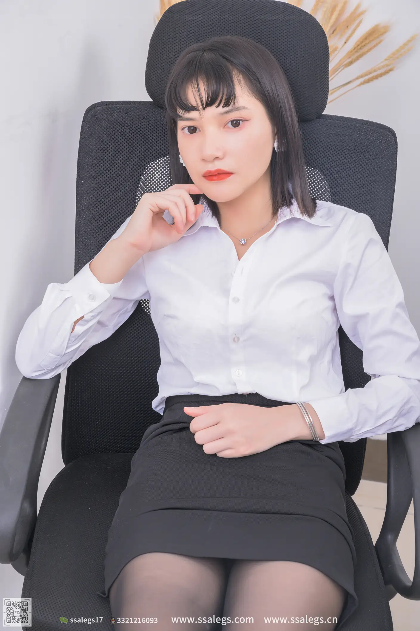 [SSA丝社] NO.529 冰冰 黑丝袜写真（上)、丝社、美足#[155P]-050