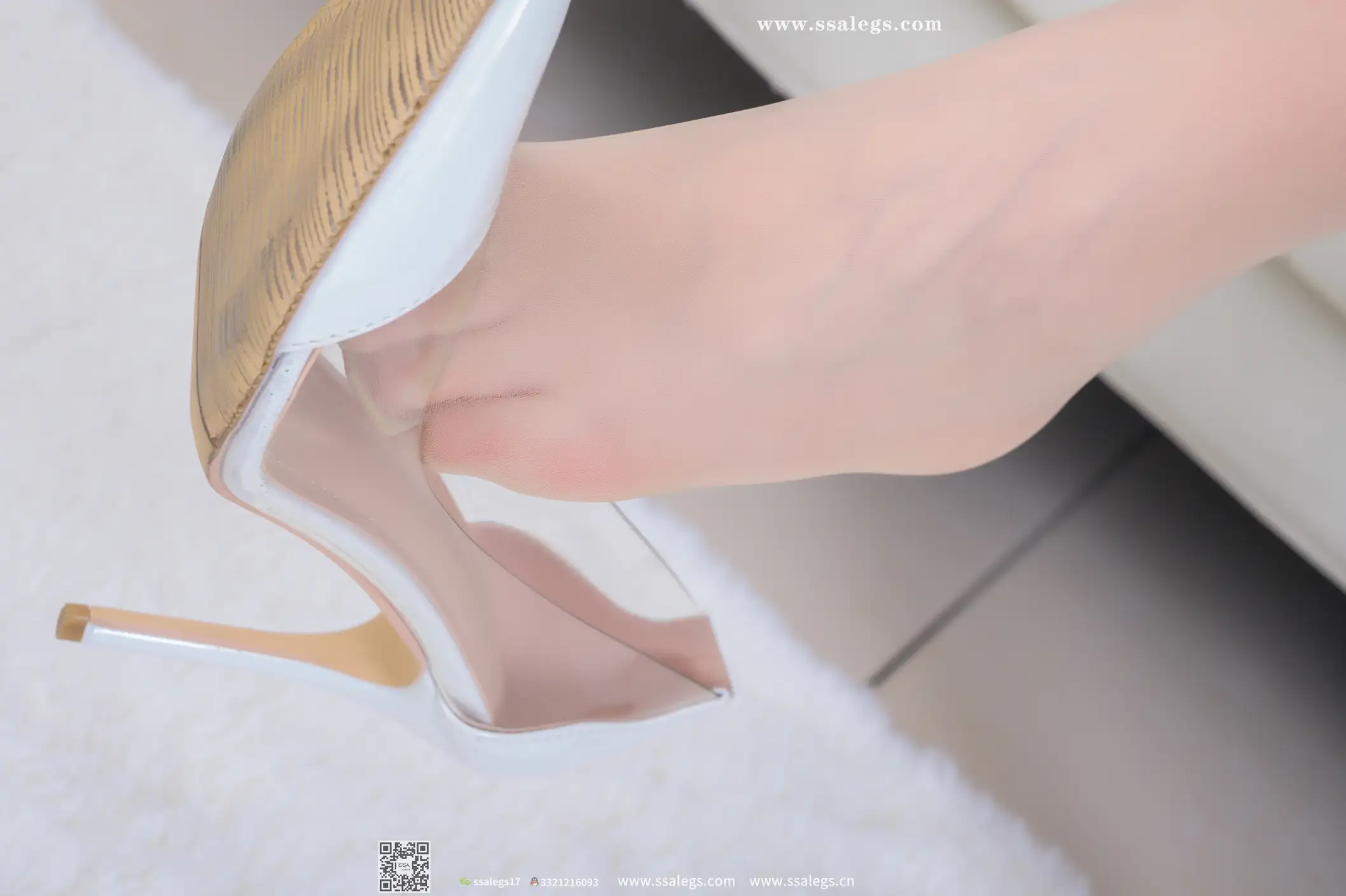 [SSA丝社] NO.429 宝宝可爱少女的白色连衣裙(上)、丝社、美足#[124P]-029
