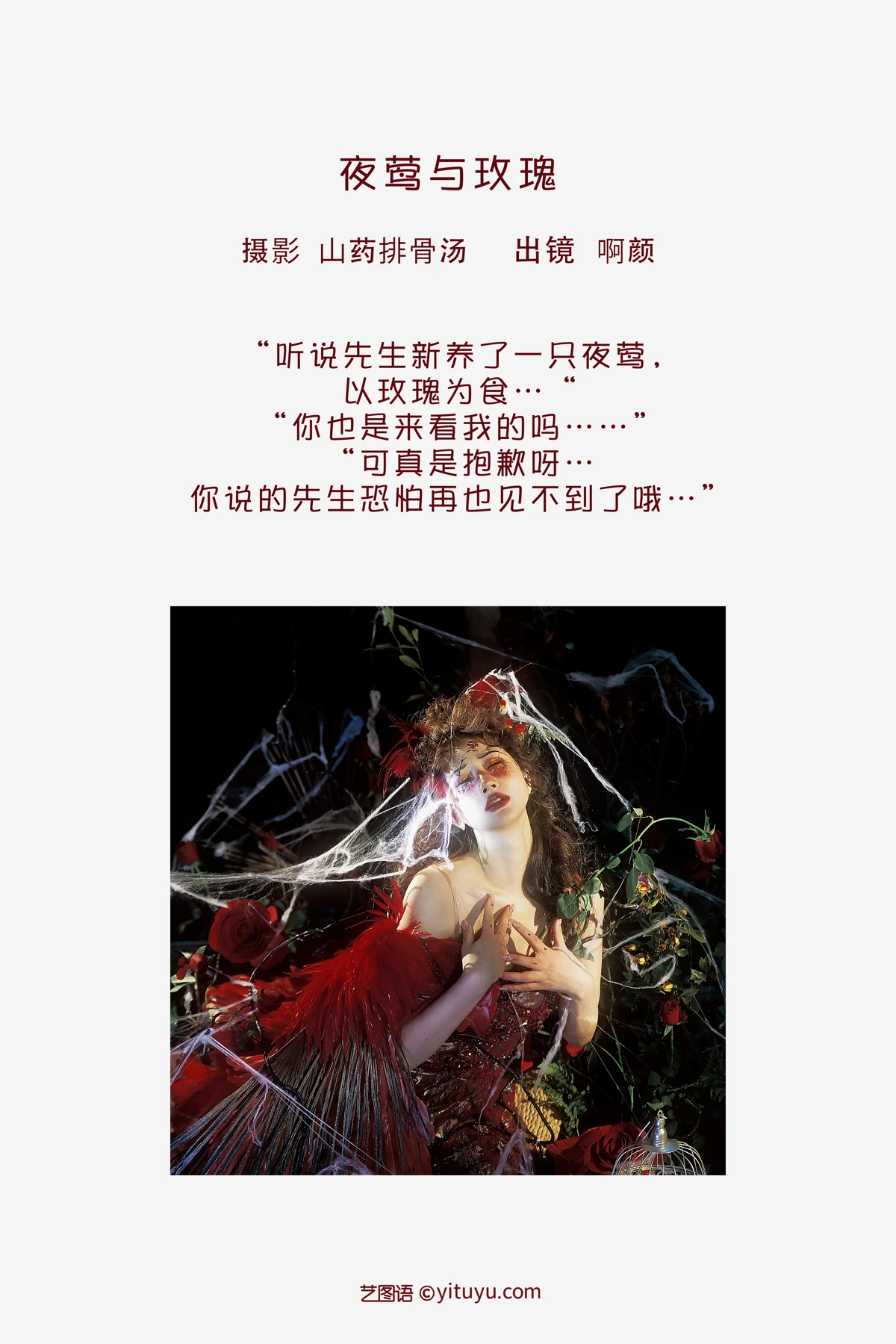 [艺图语]2023.02.03 Vol.2961 夜莺与玫瑰#啊颜不咸#[33P]-002