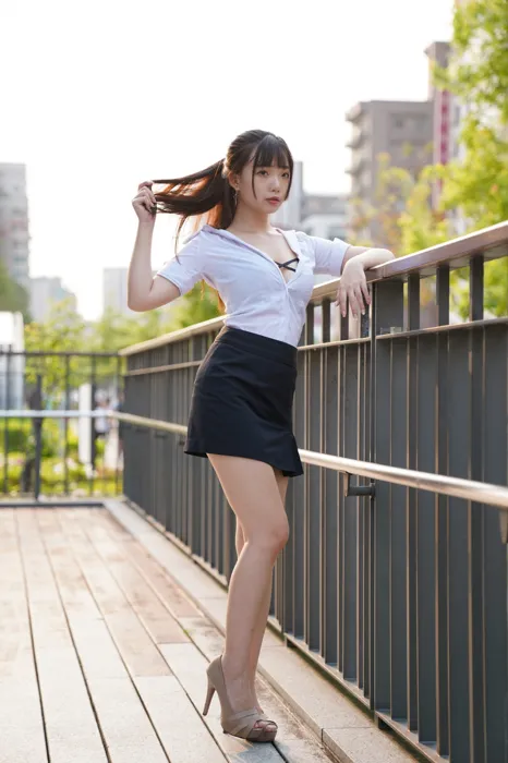 [街拍丝足] NO.078  陈家琳 OL短裙 高跟美腿外拍 #街拍丝足、美足#[100P]-091
