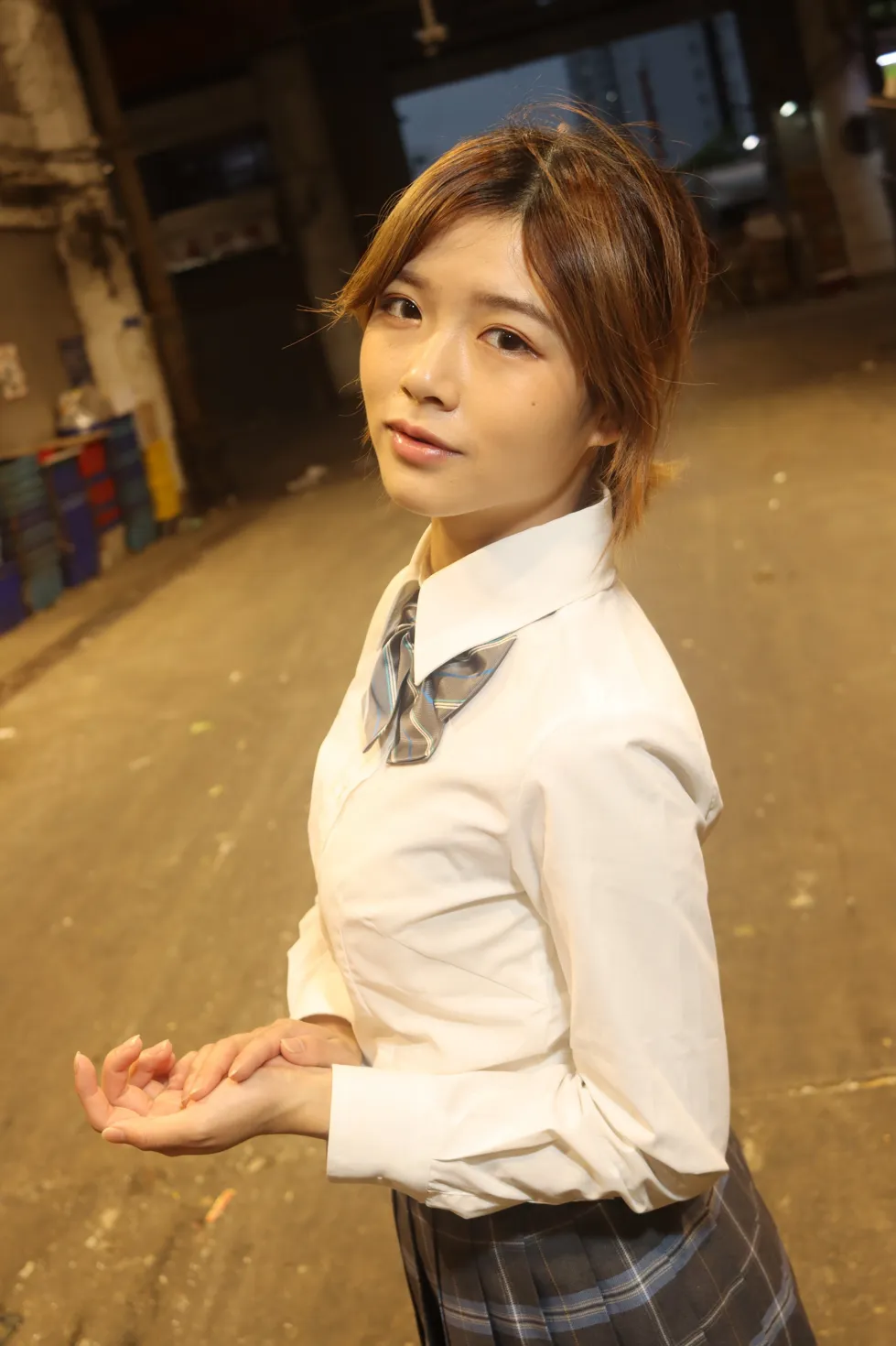 [街拍丝足] NO.144 Kandi 学生制服美腿 #街拍丝足、美足#[110P]-093