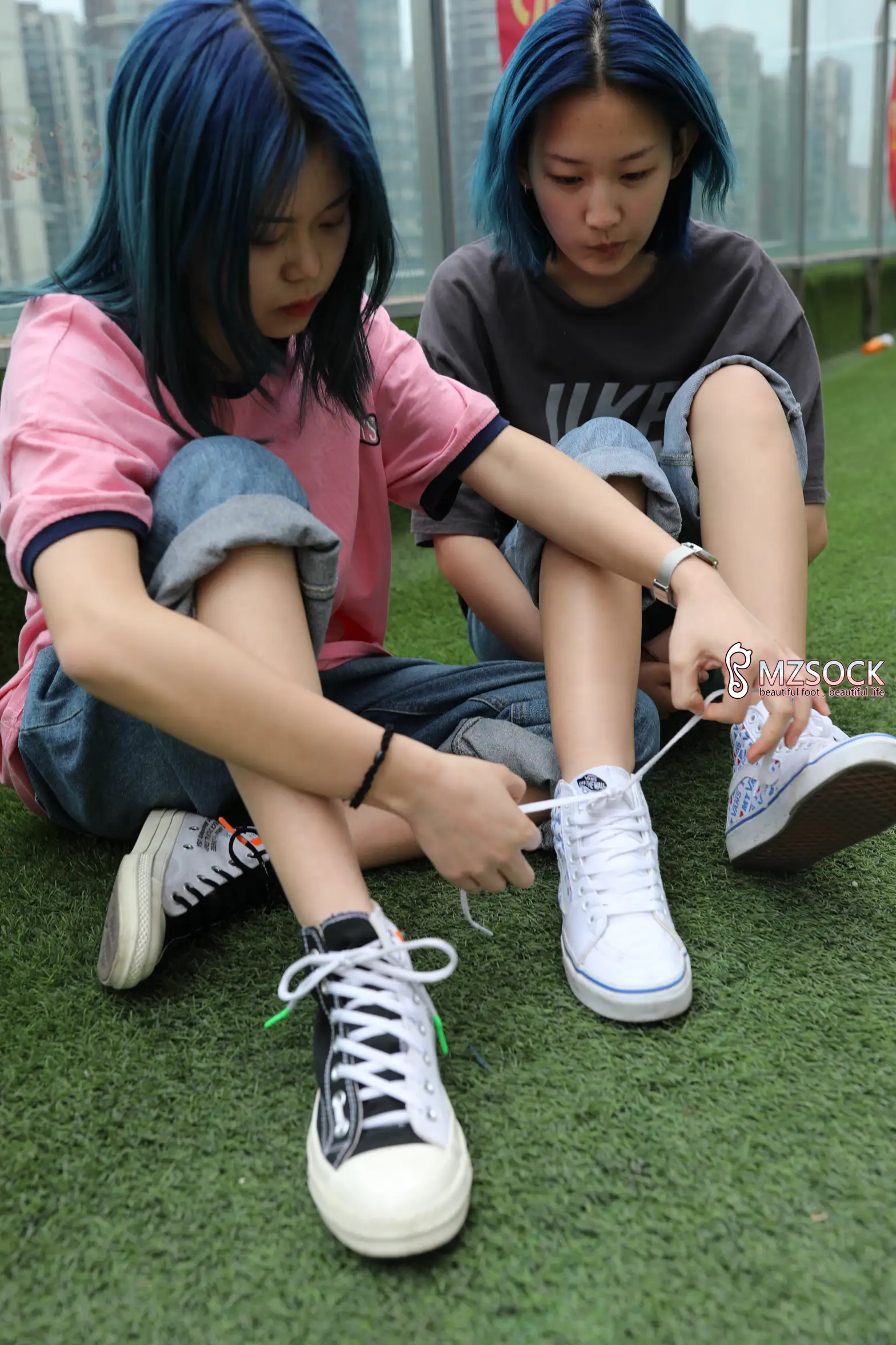 [MZSOCK]爱美足 NO.010 – 小珵&园子-PicJJ