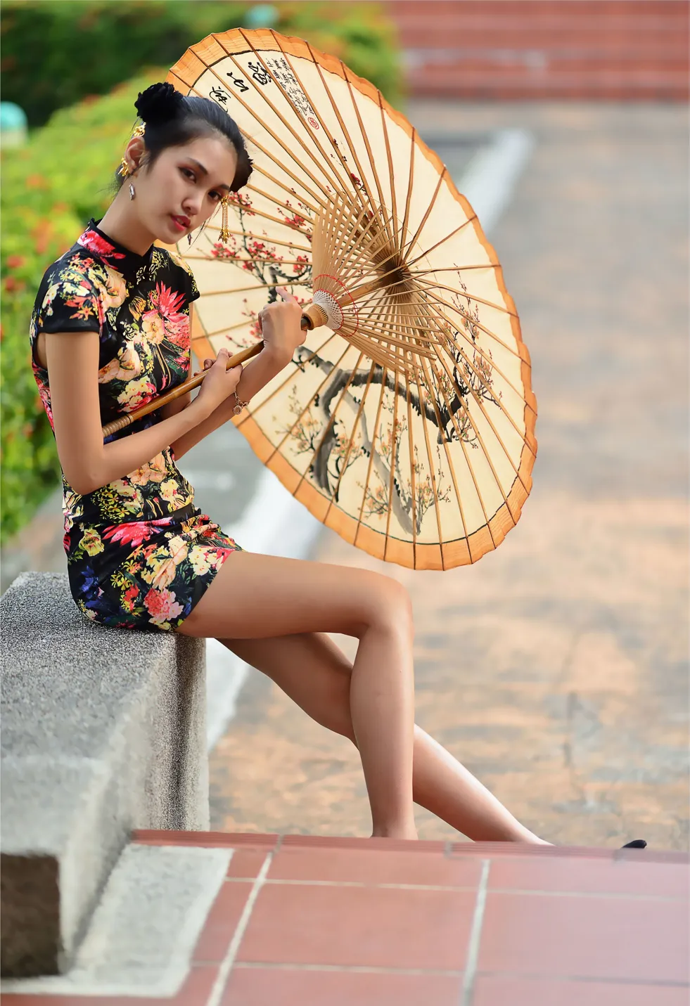 [街拍丝足] NO.191 陈濛欣 短旗袍高跟美腿 #街拍丝足、美足#[100P]-021