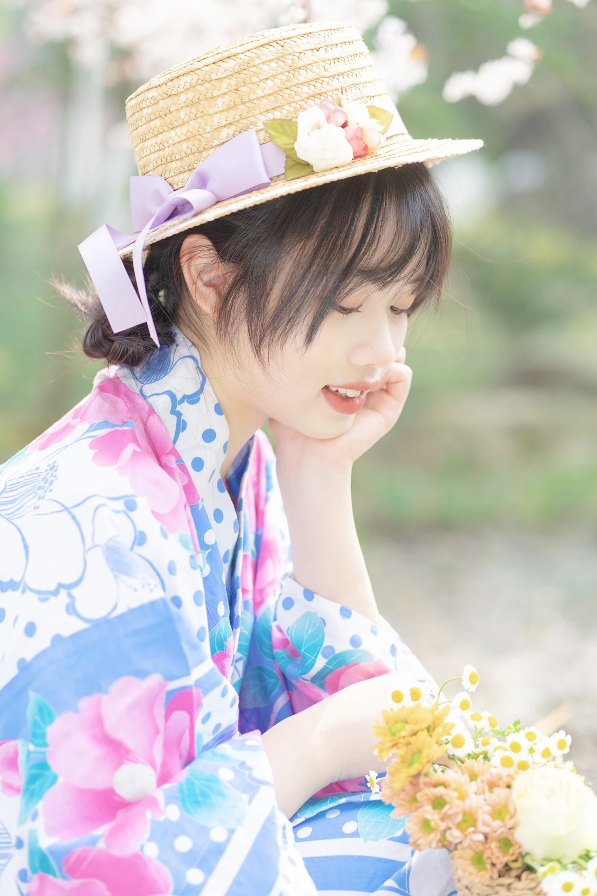 [艺图语]2023.02.08 Vol.2995 春日花和服#泉泉#[31P]-011