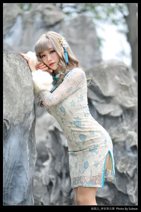 [街拍丝足] NO.069  薛凯云 林安泰古厝 高跟美腿外拍 #街拍丝足、美足#[76P]-045
