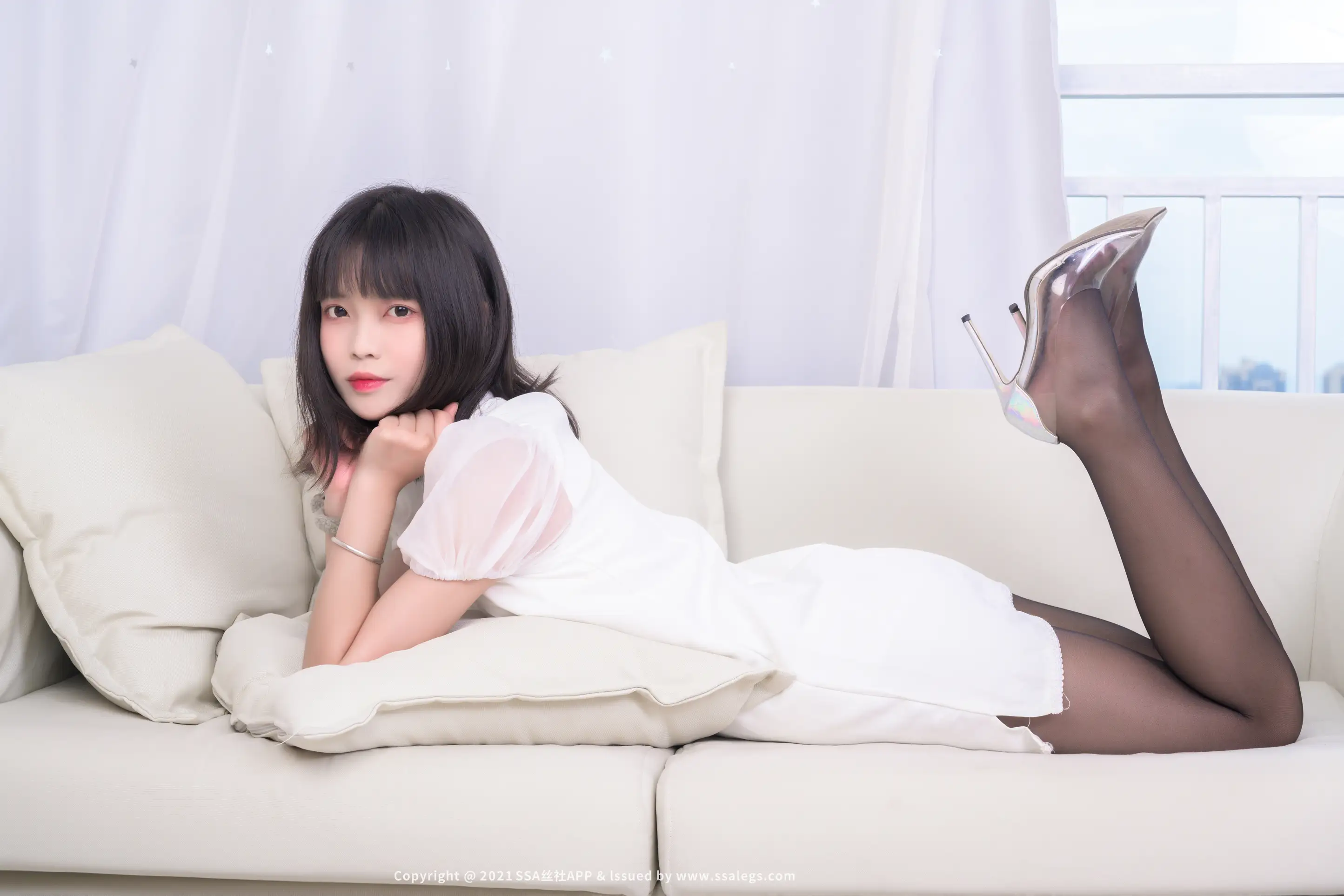 [SSA丝社] NO.664 腿模丹丹的黑丝袜美足(上)#[118P]-093