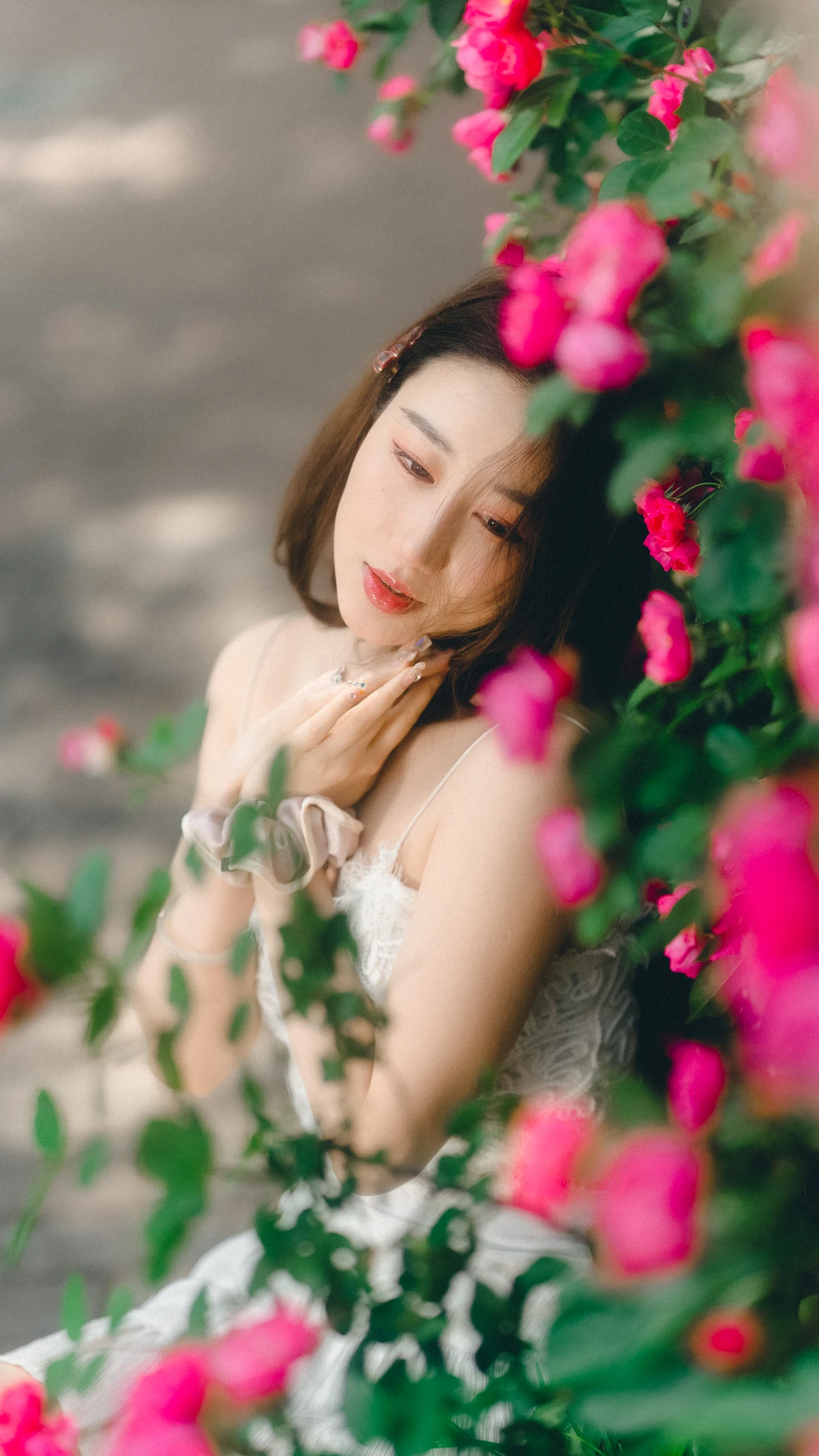[艺图语]2023.05.20 Vol.3048 蔷薇花下#桃子#[47P]-025