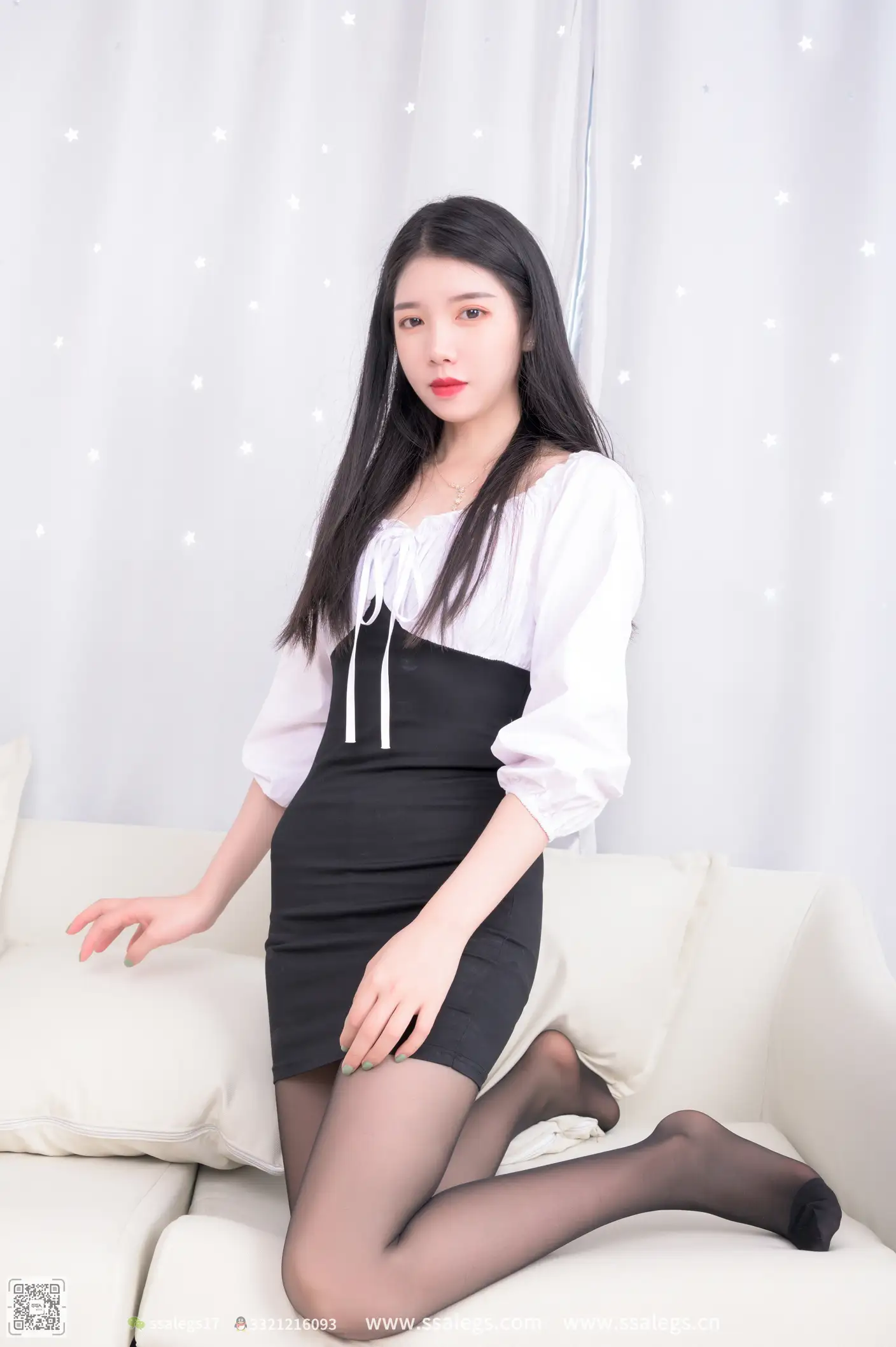 [SSA丝社] NO.517 秋秋 黑丝写真（下)、丝社、美足#[122P]-109