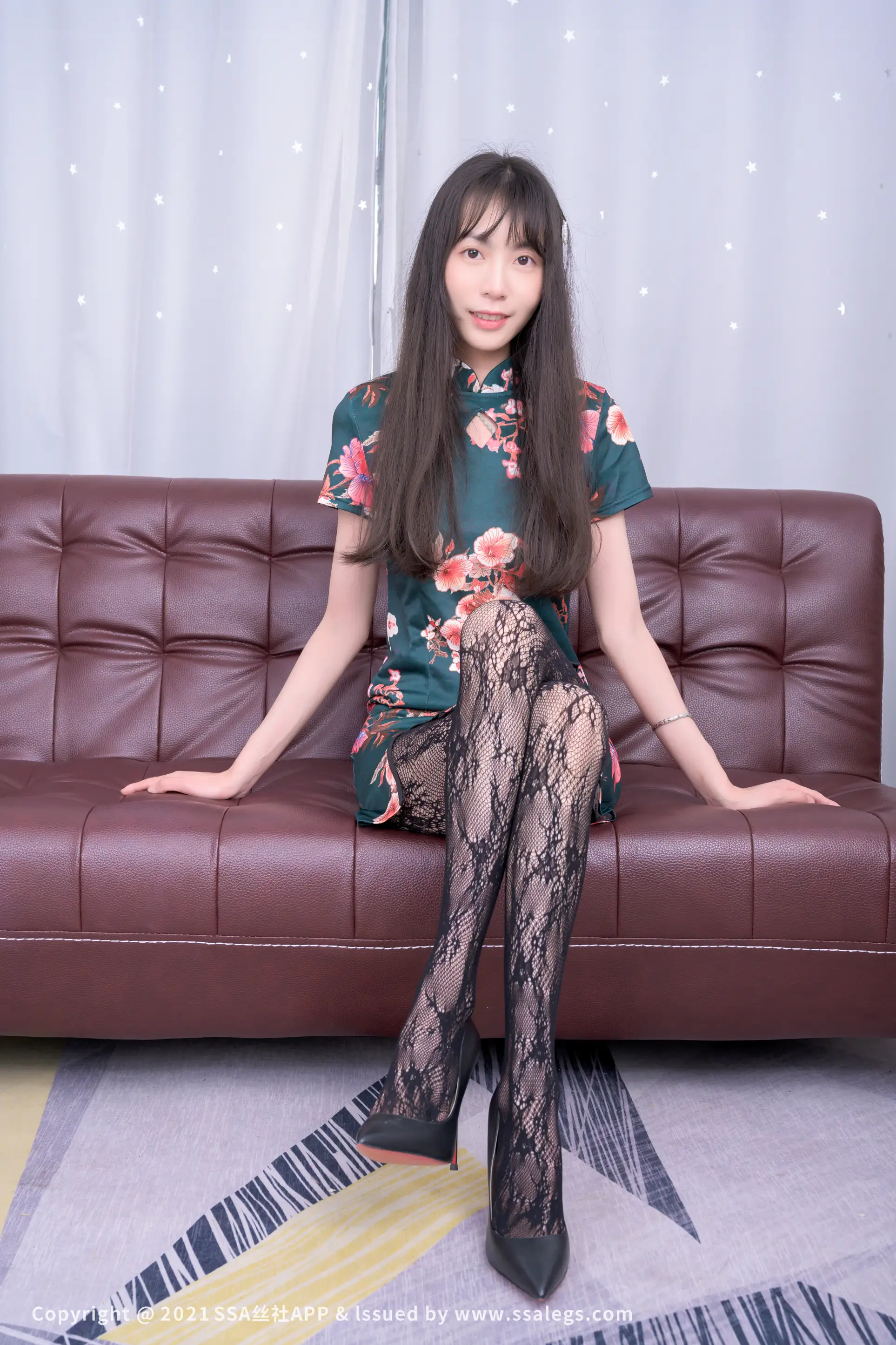 [SSA丝社] NO.744 模特团团的黑色网袜(上)#[126P]-030