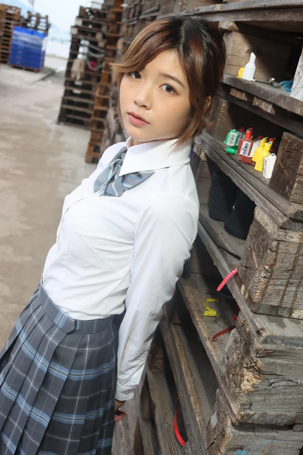 [街拍丝足] NO.144 Kandi 学生制服美腿 #街拍丝足、美足#[110P]-046
