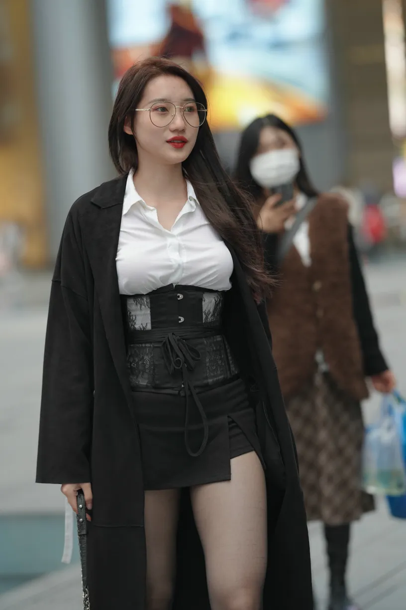 [街拍丝足] NO.160 黑丝大长腿 #街拍丝足、美足#[201P]-019