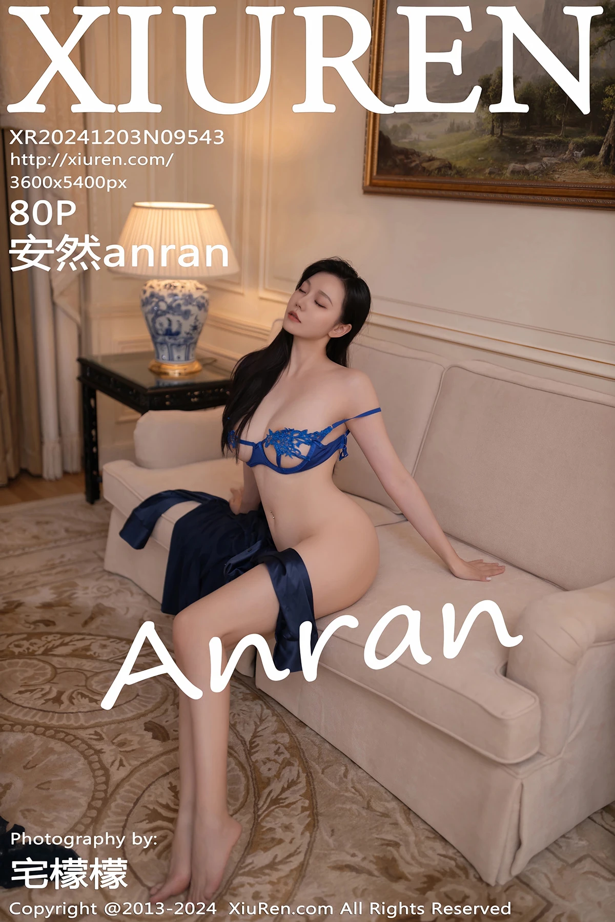[秀人网] 2024.12.03 No.9543 安然anran[80P]-PicJJ