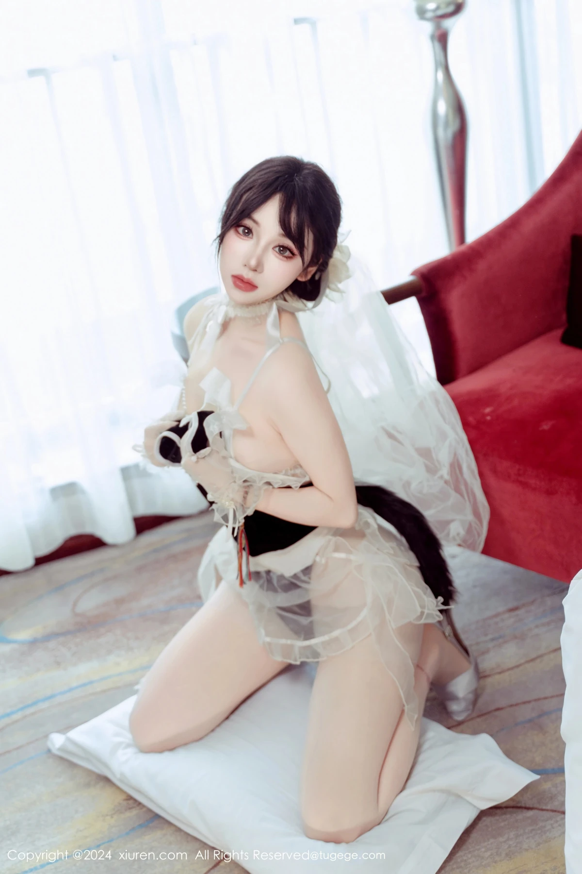 [秀人网] 2024.09.24 No.9197 汐汐爱吃草莓、秀人旗下#[80P]-022