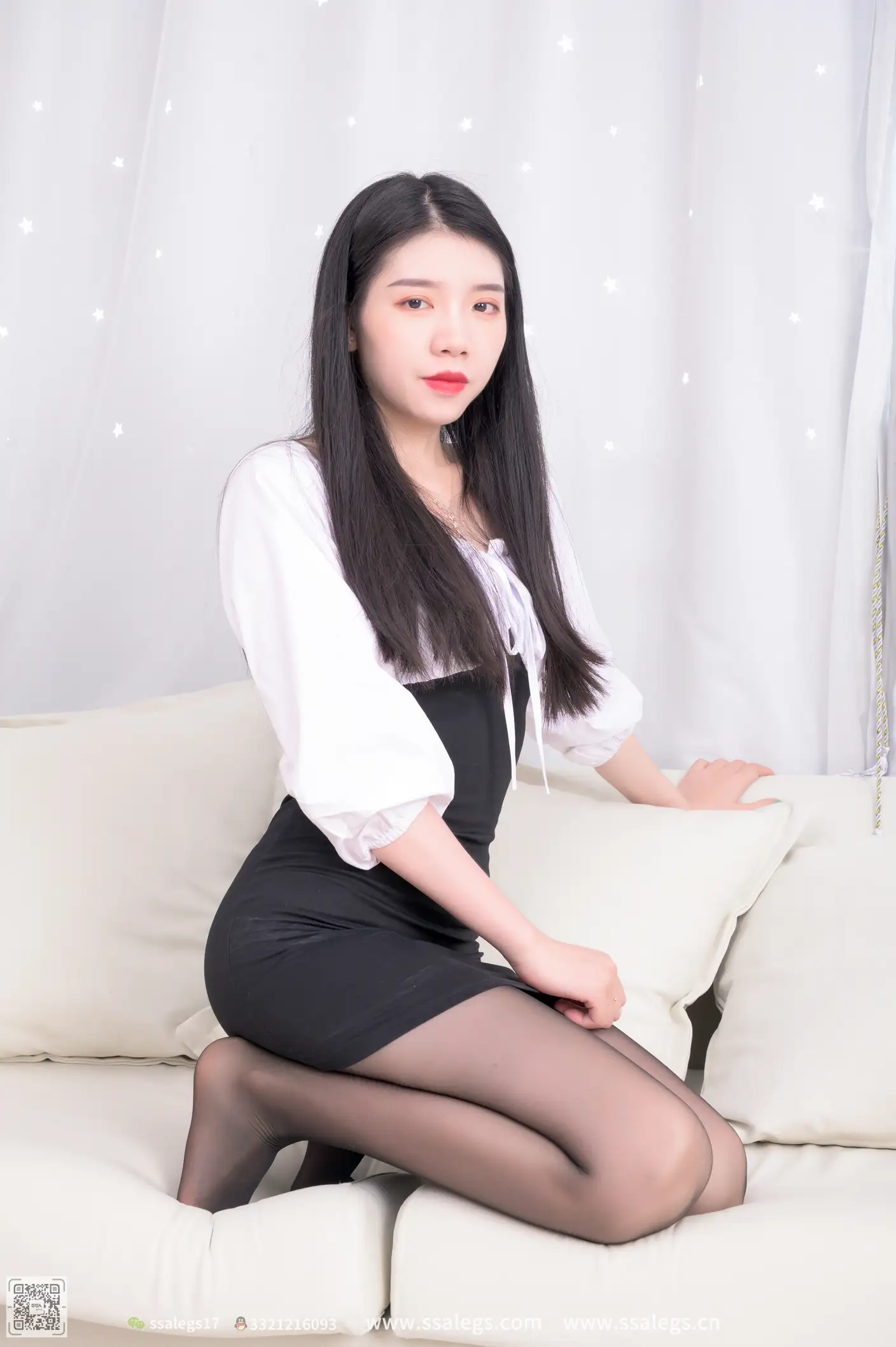 [SSA丝社] NO.517 秋秋 黑丝写真（下)、丝社、美足#[122P]-041