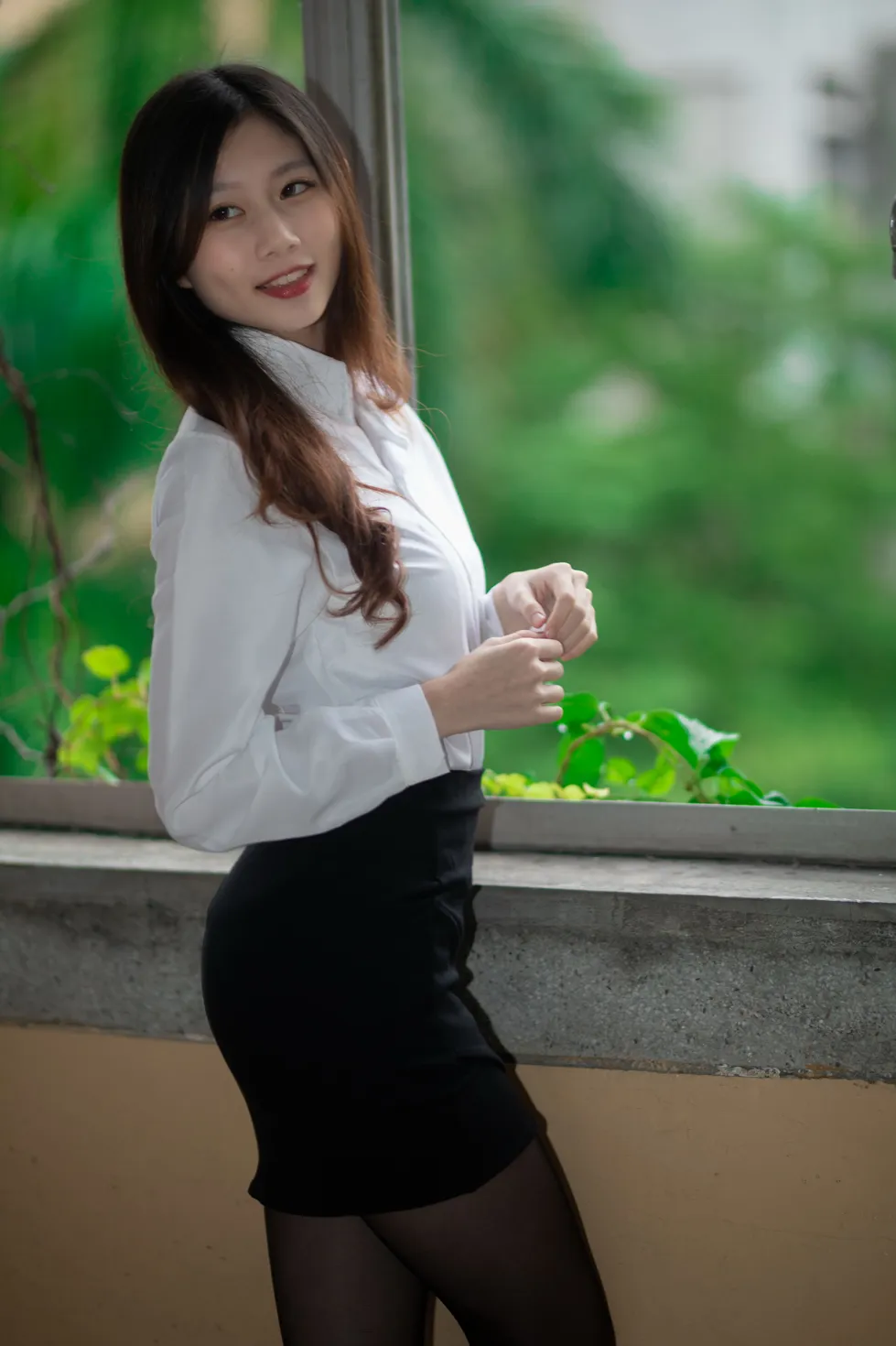 [街拍丝足] NO.128 Dolly Liu OL黑丝高跟美腿 #街拍丝足、美足#[31P]-019