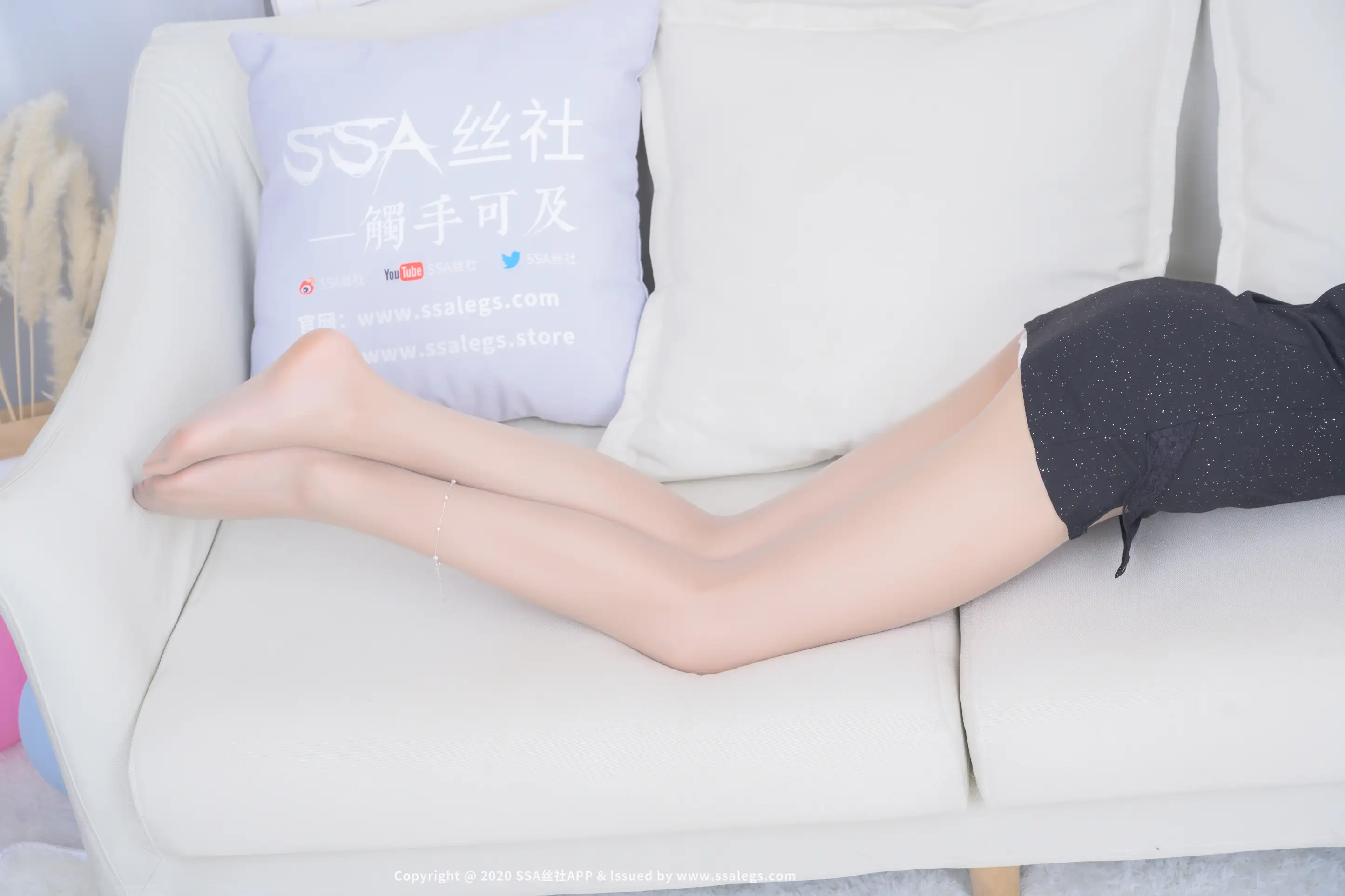 [SSA丝社] NO.568 雪儿 灰丝袜拍摄样片（下)、丝社、美足#[146P]-091