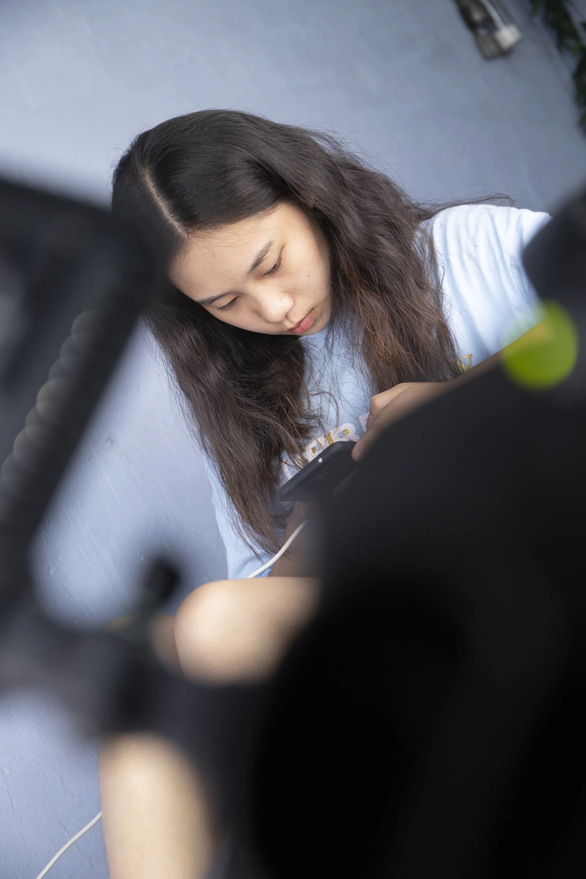[南国足艺] NO.010 模特彭彭办公室秀透明黑丝美脚，各种姿势非常诱惑#南国足艺#[131P]-054