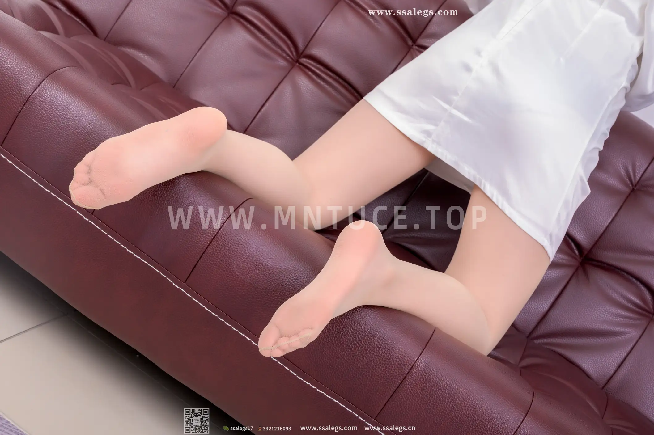[SSA丝社] NO.434 萍萍白色连衣裙、丝社、美足#[138P]-112