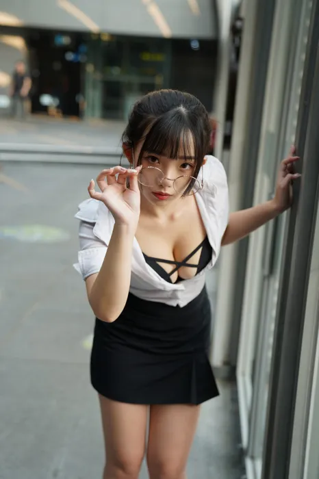 [街拍丝足] NO.078  陈家琳 OL短裙 高跟美腿外拍 #街拍丝足、美足#[100P]-074