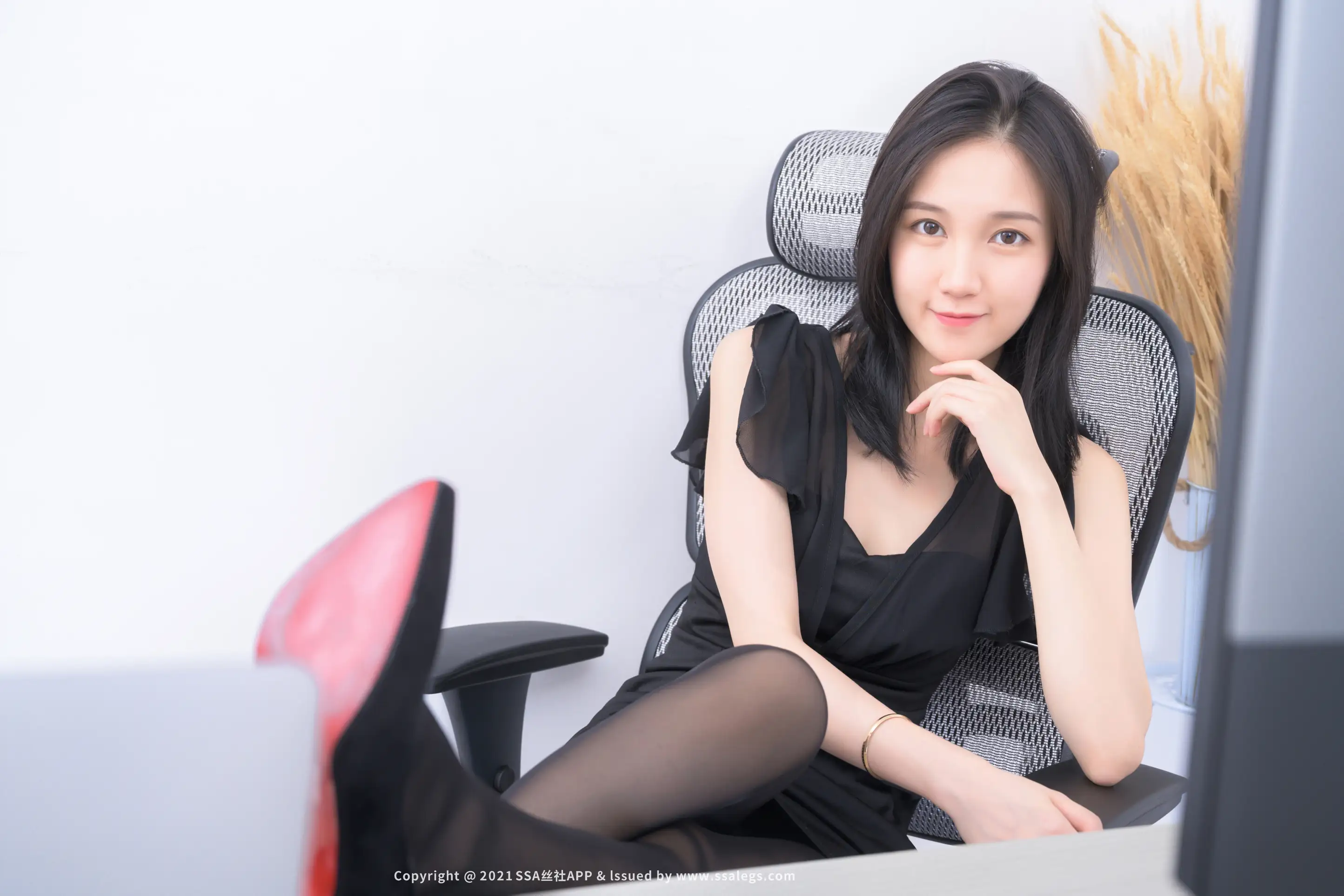 [SSA丝社] NO.780 模特晶晶的黑色丝袜(上)#[153P]-114