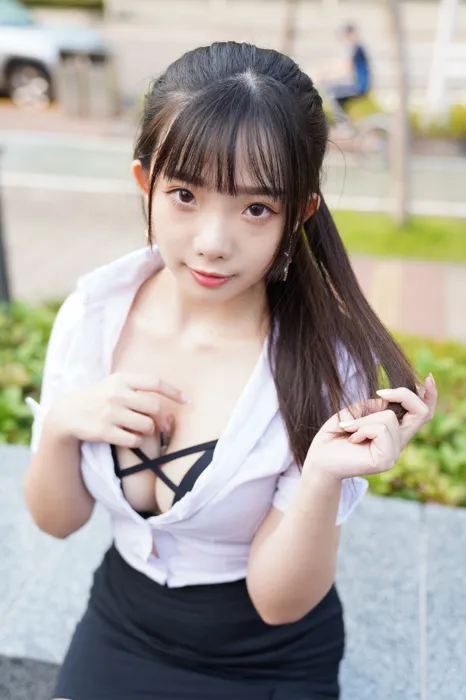 [街拍丝足] NO.078  陈家琳 OL短裙 高跟美腿外拍 #街拍丝足、美足#[100P]-081