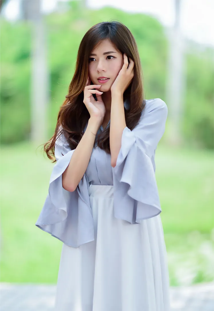 [街拍丝足] NO.145 方唯真 飘逸长裙涼高美腿 #街拍丝足、美足#[184P]-027