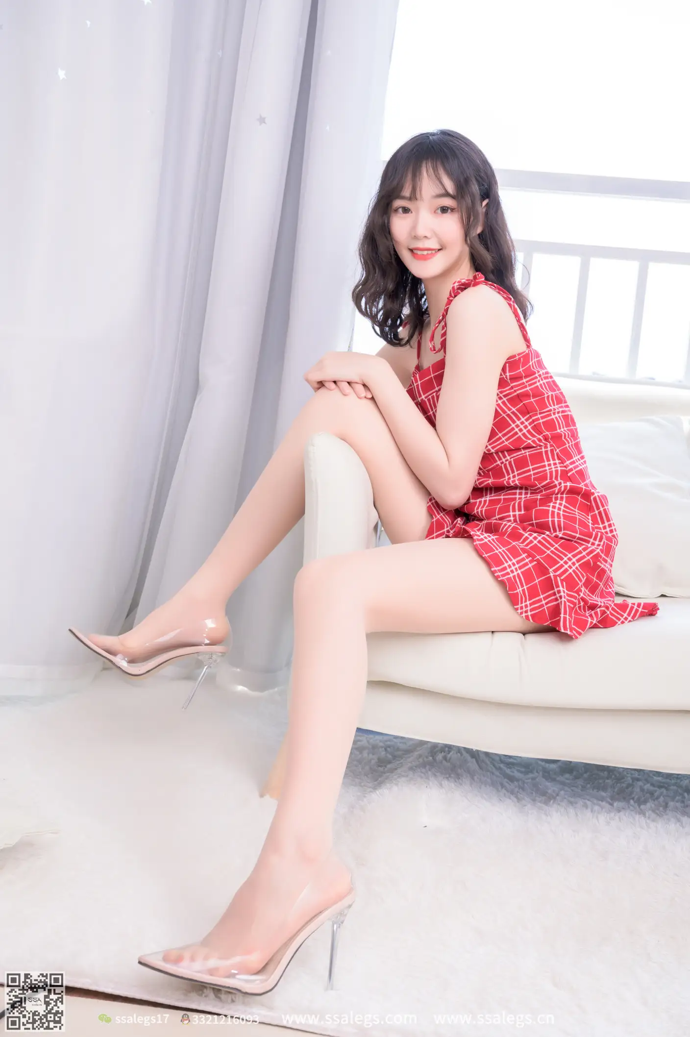 [SSA丝社] NO.415 阳阳我的红格子短裙(上)、丝社、美足#[112P]-101