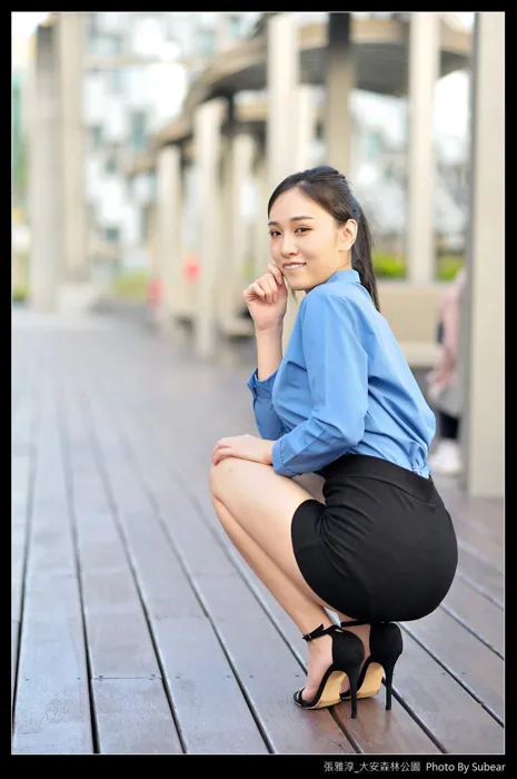 [街拍丝足] NO.091 张雅淳 大安森林 高跟美腿外拍 #街拍丝足、美足#[54P]-048