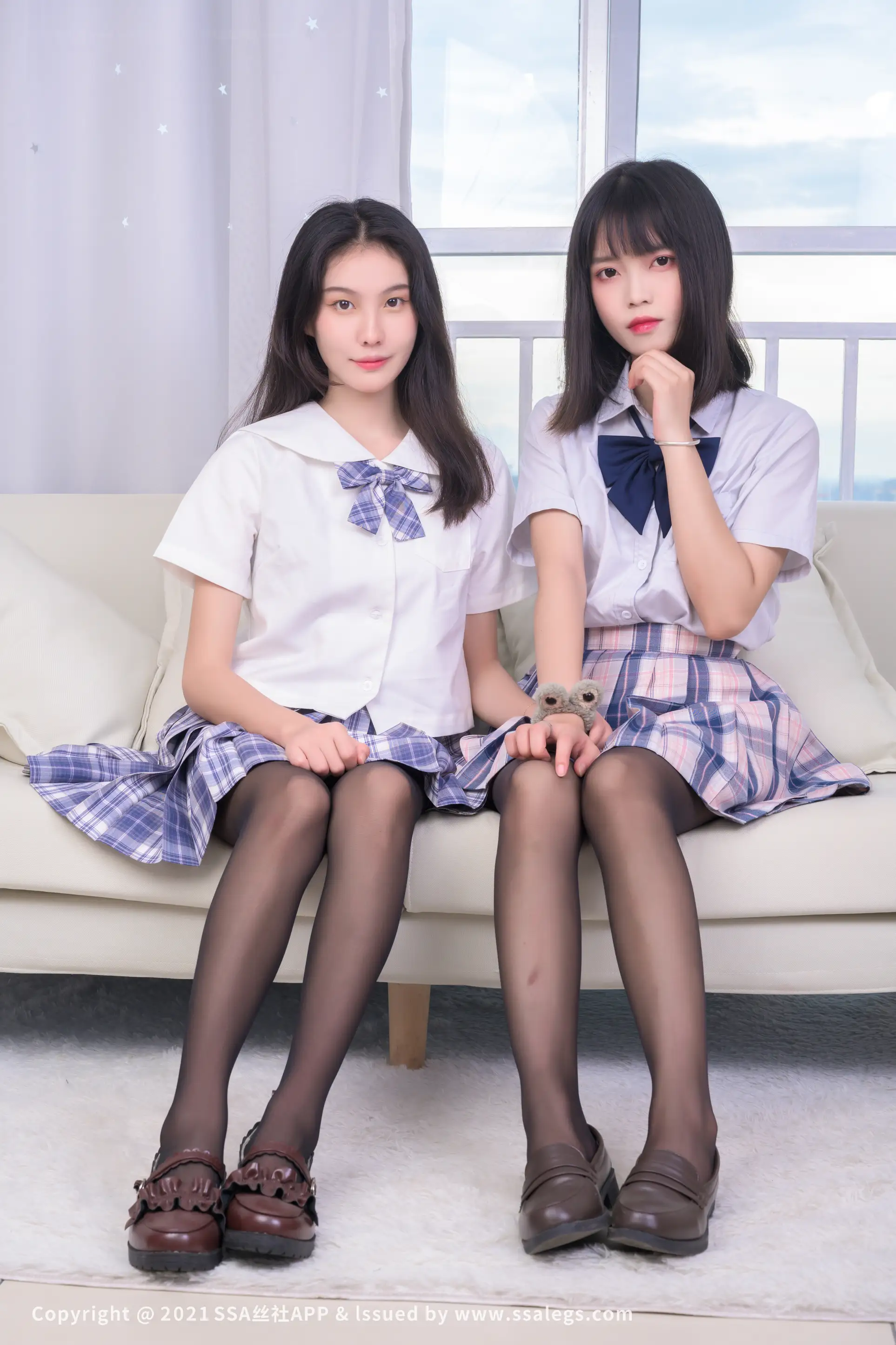 [SSA丝社] NO.636 模特素素&丹丹的黑丝(上)#[73P]-002