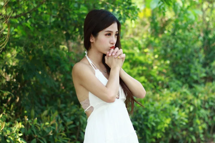 [街拍丝足] NO.039 Go Go 白色小禮服 高跟美腿外拍 #街拍丝足、美足#[118P]-034