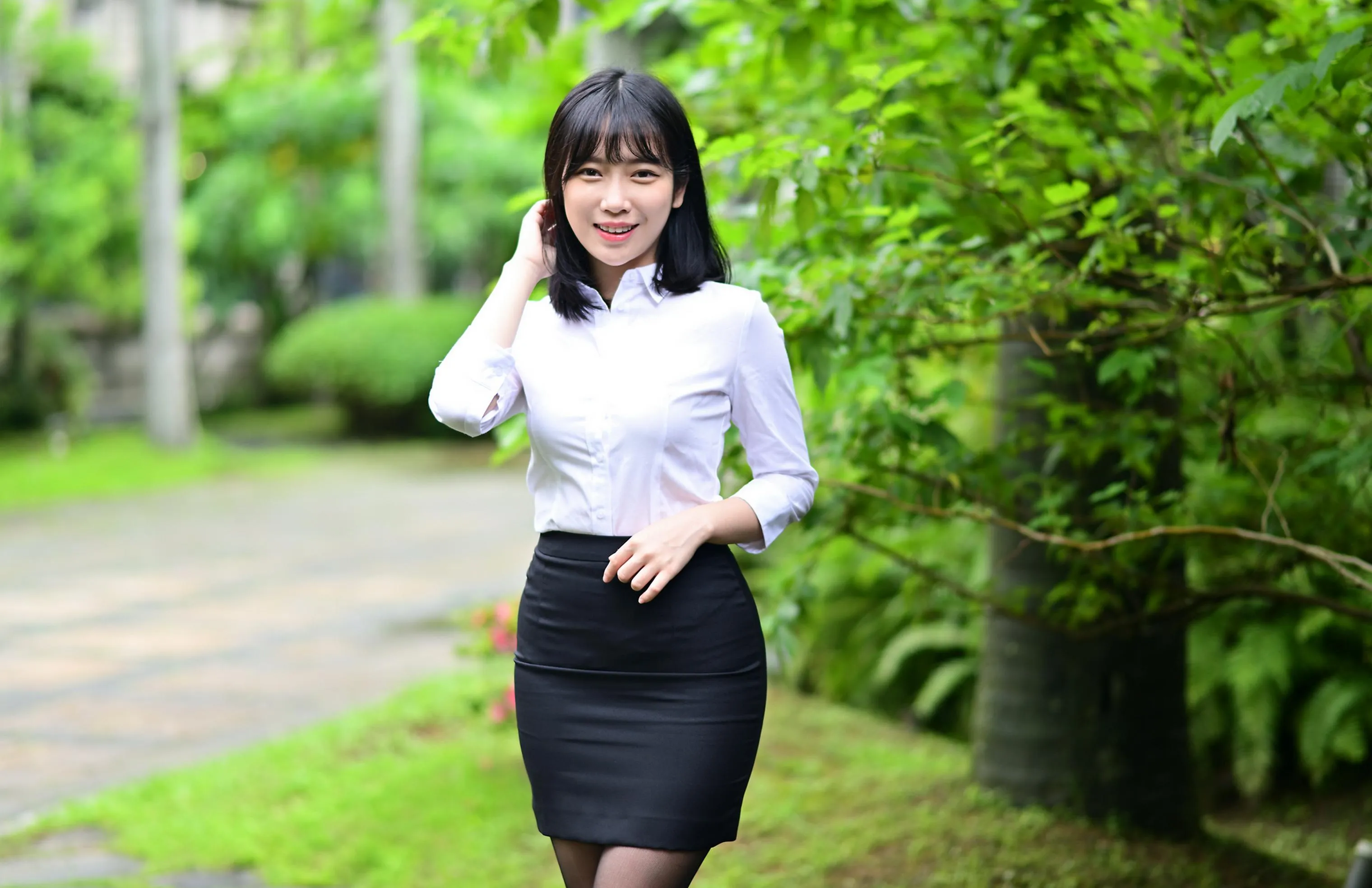 [街拍丝足] NO.147 塔塔酱 OL黑丝美腿 #街拍丝足、美足#[53P]-007